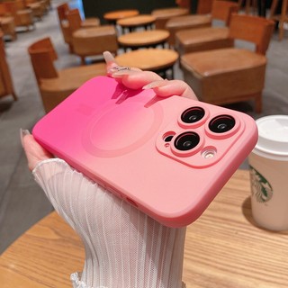 Ốp Điện Thoại Mềm Từ Tính Chống Mồ Hôi Có Miếng Dán Bảo Vệ camera Cho iPhone 11 12 13 14 Pro Max