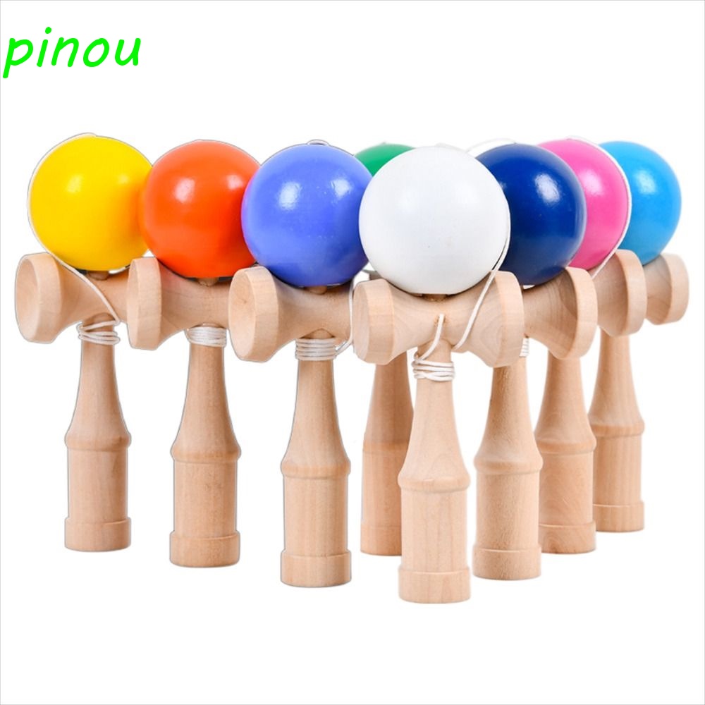 Pinou Kendama Đồ Chơi Tung Bóng Kendama Bằng Gỗ Chuyên Nghiệp Làm Quà Tặng Cho Bé