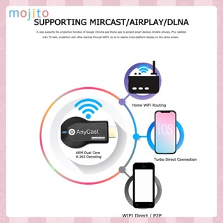 Thiết Bị Nhận Tín Hiệu WiFi Anycast M2 Plus HDMI Cho iOS Android