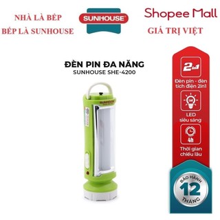 Đèn pin đa năng sunhouse she 4200