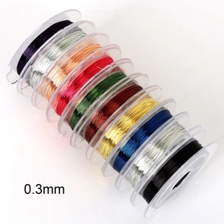 1 cuộn dây đồng 0.3mm * 10m chất lượng cao dùng làm trang sức thủ công