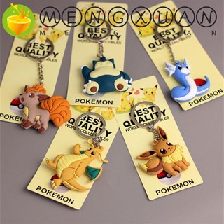 Móc Chìa Khóa PVC Hình Pokemon Snorlax Eevee Vulpix Charizard