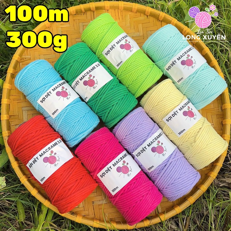 Sợi dệt thừng Macrame Hue Yarn 3.0mm