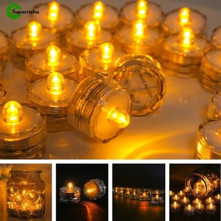 Đèn led giả nến nhiều màu mini chống thấm nước trang trí bể cá