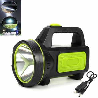 Super Bright LED Searchlight Rechargeable Handheld Spotlight Flashlight Portable Bring USB Rechargeable