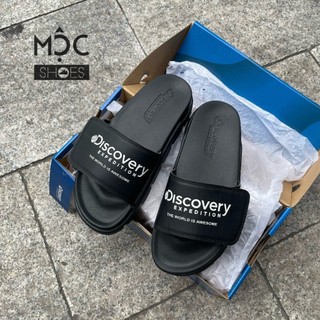 [Chính Hãng] Dép Discovery Brick Slide- Màu * Đen Logo Trắng * - Code: DXLP4103N-BKL