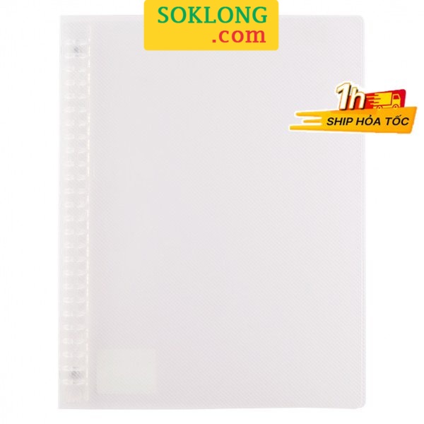 File còng nhựa B5 26 chấu Klong dễ dàng tháo rời thay ruột giấy refill MS 543 SOKLONG