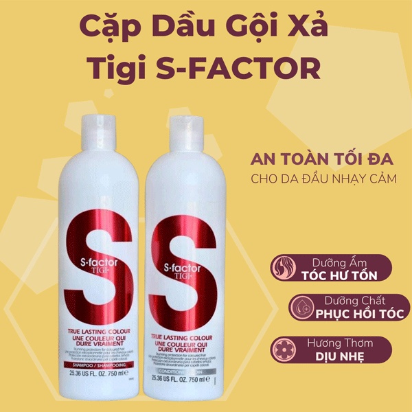 Cặp gội xả Tigi trắng 2 chai x 750ml - shoptd