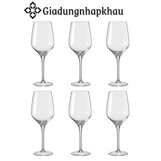 Set 6 ly pha lê bohemia rebecca, dung tích 350ml, nhập đức, giadungnhapkhau19