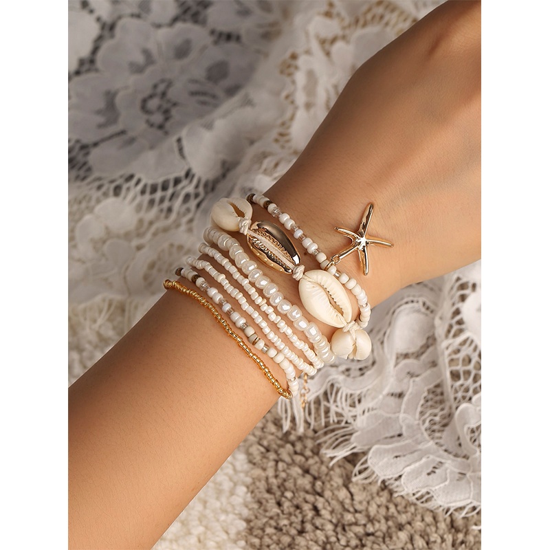 Set 7 Vòng Tay Phong Cách bohemian Thời Trang Cho Nữ