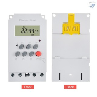 AC 220V 25A Digital Programmable Timer Din Rail Electronic Timer Time Switch Controller with LCD Display Clock