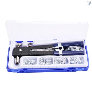 86PCS Rivet Nut Tool Kit Set Blind Rivet Nut Hand Riveter Wrench Threaded Insert Tool Rivet Nut Gun with Metric Rivet Nuts Assortment M3 M4 M5 M6 M8