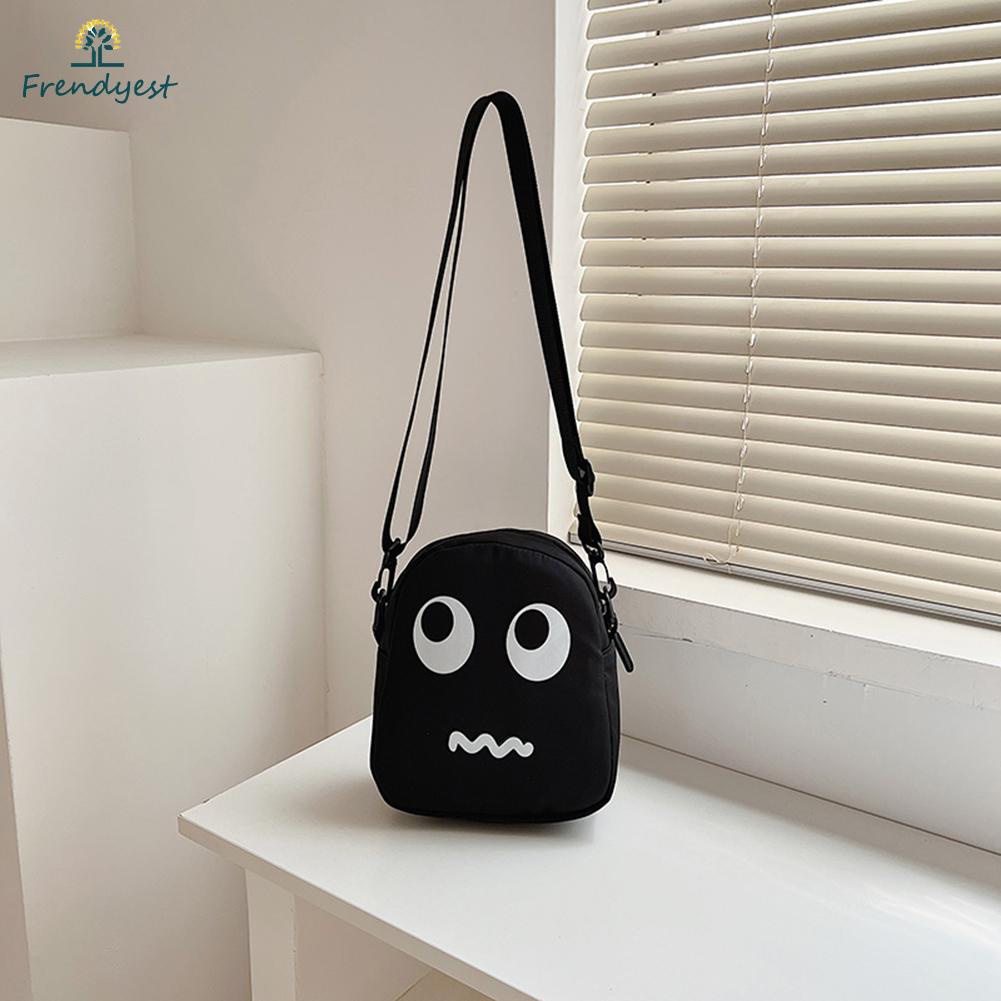 Túi Đeo Vai / Đeo Chéo Có Khóa Kéo Họa Tiết Hoạt Hình Dễ Thương Thời Trang Cho Bạn Gái