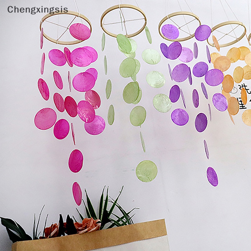 Vòng Bắt Giấc Mơ Vỏ Sò Tự Nhiên Trang Trí Nhà Cửa Phong Cách bohemian