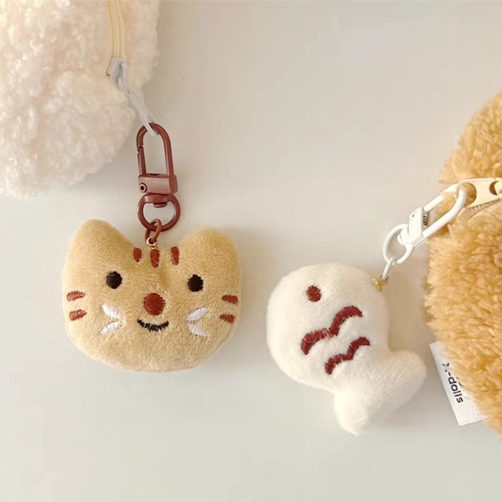 Móc Khóa Hình Mèo Nhồi Bông Đáng Yêu