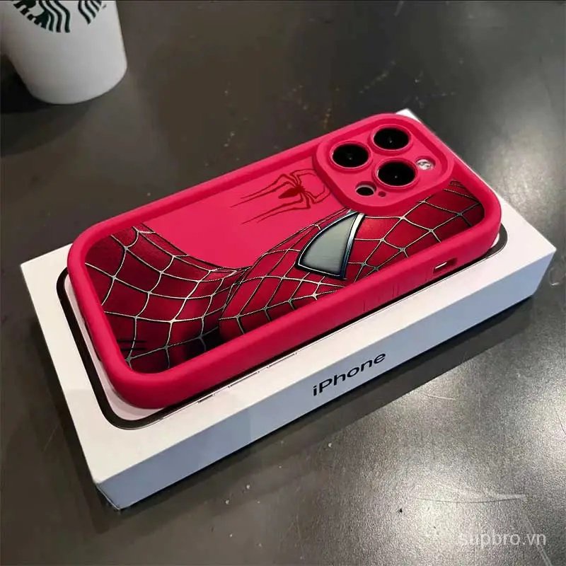 Ốp Điện Thoại In Hình spiderman Cho iphone 11 12 13 14 15 pro max 11promax 12pro 13pro 7 8 plus 14plus 13promax xr xs max 14