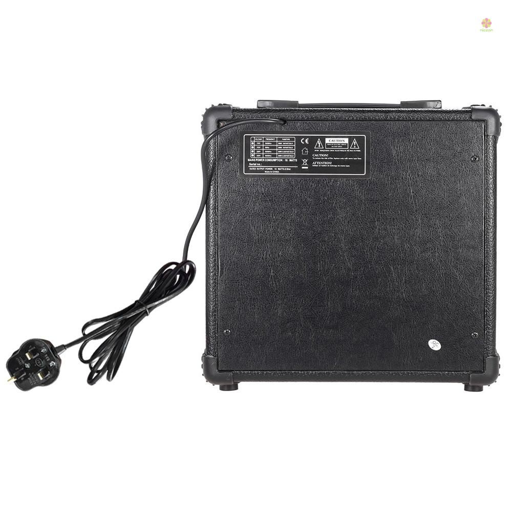 Nicephoto Bộ Khuếch Đại Âm Thanh Đàn guitar Điện Chuyên Nghiệp gm-215 15w Với Loa 3 Băng Tần eq 5 "