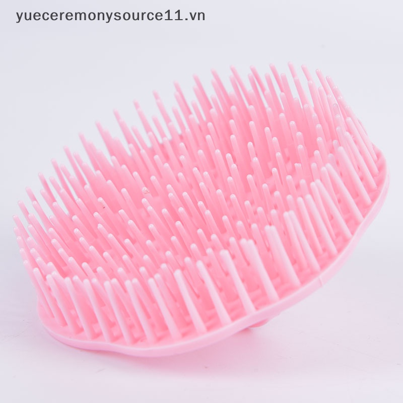 Bàn Chải Gội Đầu Lông Mềm Cán Dài Mát Xa Da Đầu Cho Người Lớn