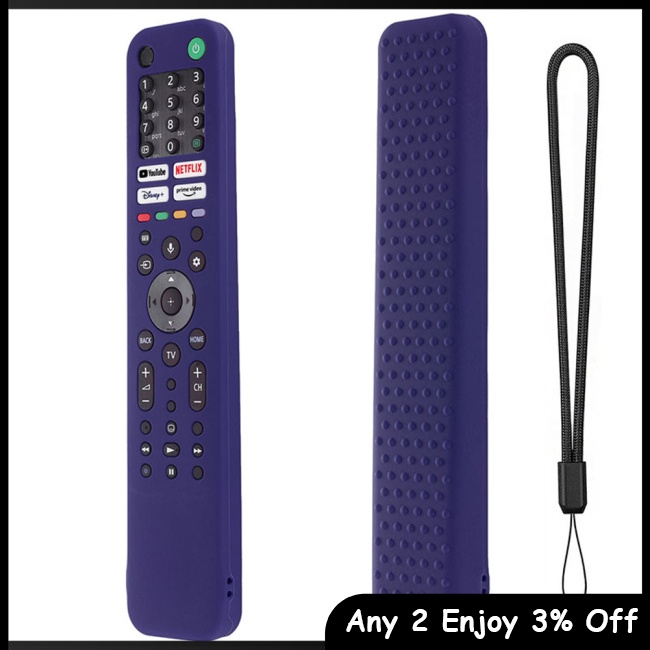 Zevaret Ốp Lưng silicone Chống Sốc Cho sony rmf tx520p tx520e tx520b tx520t 4k8k tv