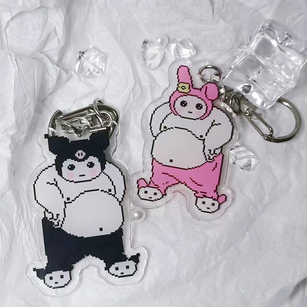 Sanrio Móc Khóa Hình Chú Chó cinnamon Bằng acrylic Dễ Thương