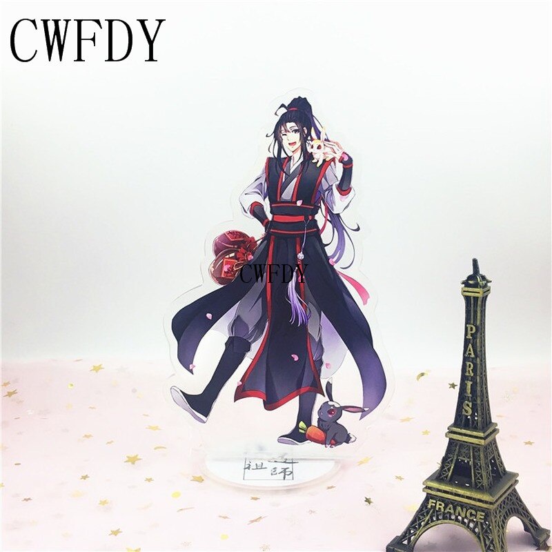 Mô hình Standee đứng Acrylic Ma Đạo Tổ Sư vẻ dong hua đam mỹ Manhua Trang trí để bàn 15cm