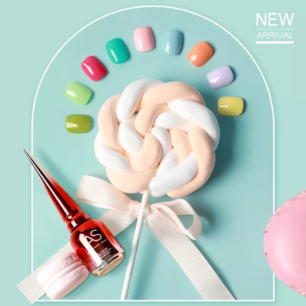 Sơn gel AS MCL Chai Xanh 30 Màu chai 15ml - manh219