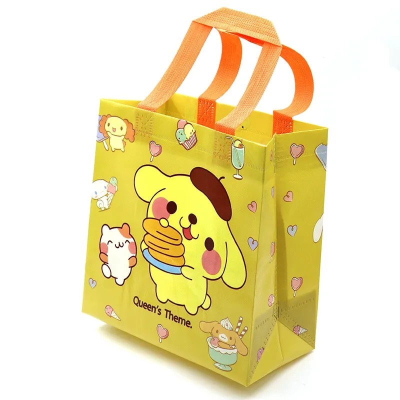 Sanrio Túi Đựng Tài Liệu Sức Chứa Lớn In Họa Tiết Hoạt Hình kuromi hellokitty Dễ Thương Cho Bé