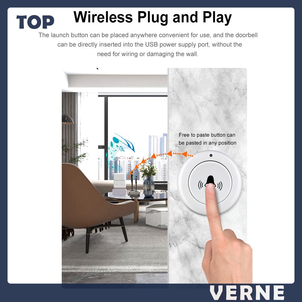 Chuông Cửa Thông Minh 433mhz Kết Nối usb