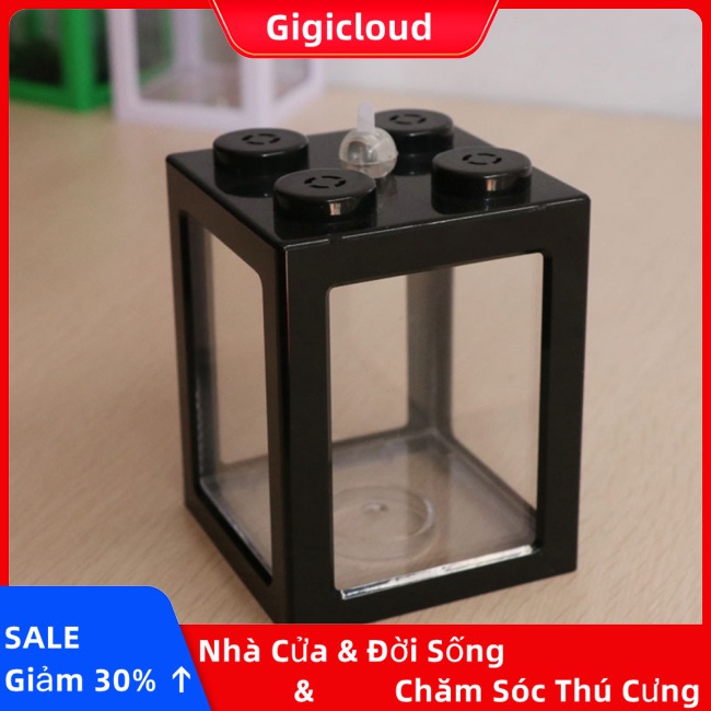 Bể Nuôi Rùa mini Để Bàn Có Đèn Trang Trí Phòng Khách / Văn Phòng