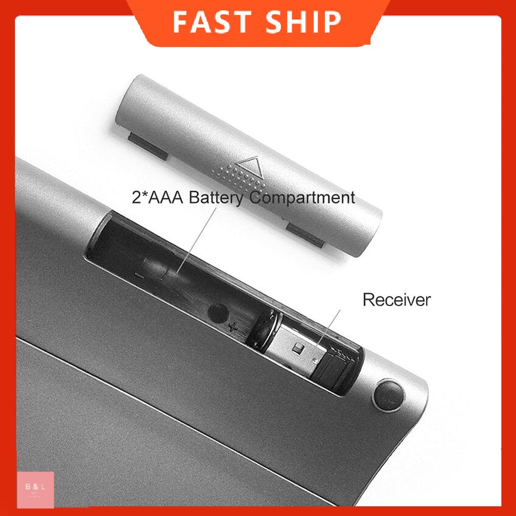 Bàn phím mini không dây USB 2.4GHz mỏng có bàn di chuột số Bàn phím số cho máy tính bảng, máy tính xách tay