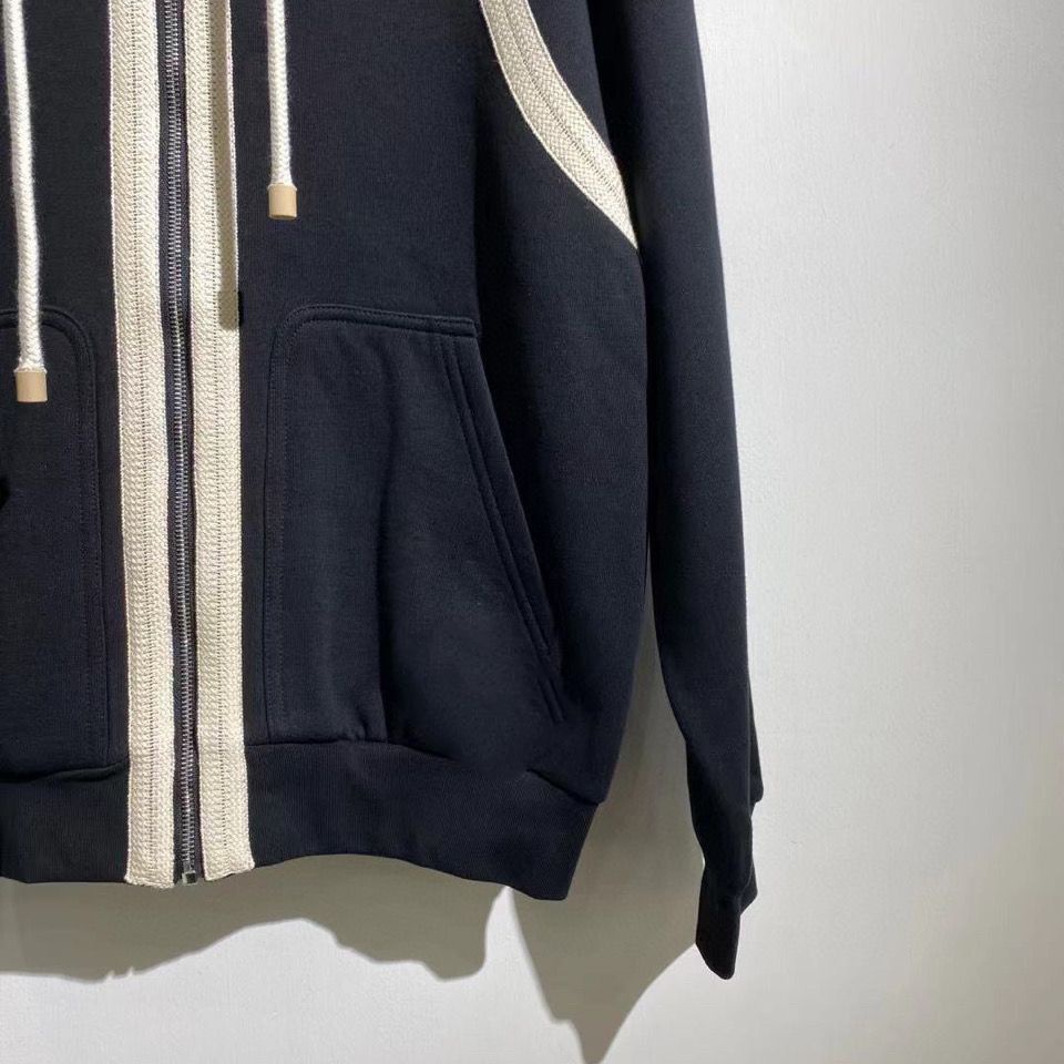 Áo hoodie Rút Dây Dáng Rộng Phong Cách Pháp Thời Trang Cho Nam