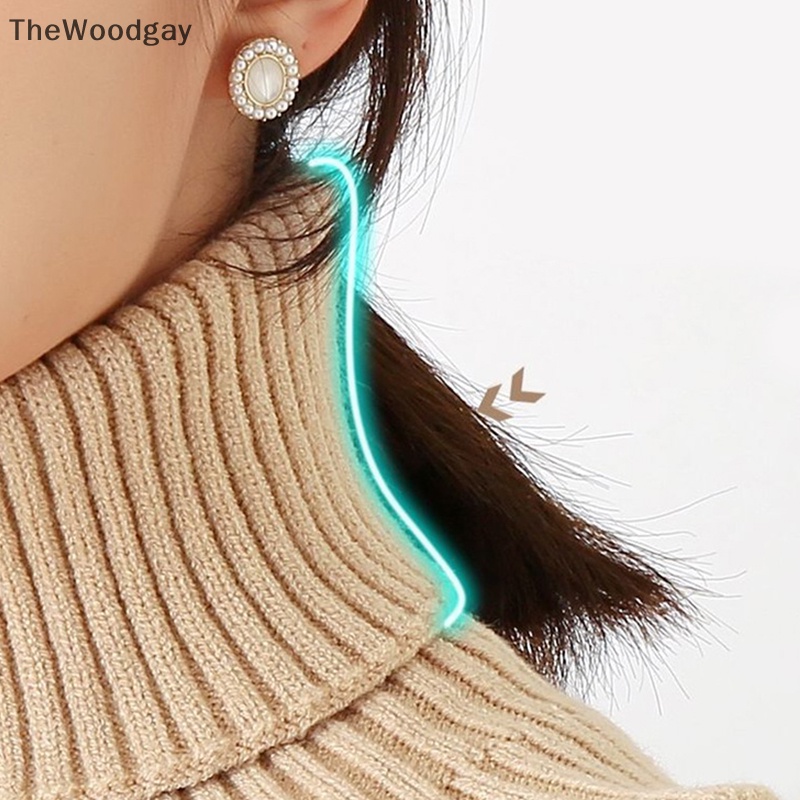 Thewoodgay Khăn Quàng Cổ Giả Dệt Kim Giả Cổ Lọ Ấm Áp Chống Gió Mùa Đông Có Thể Tháo Rời Cho Nữ en