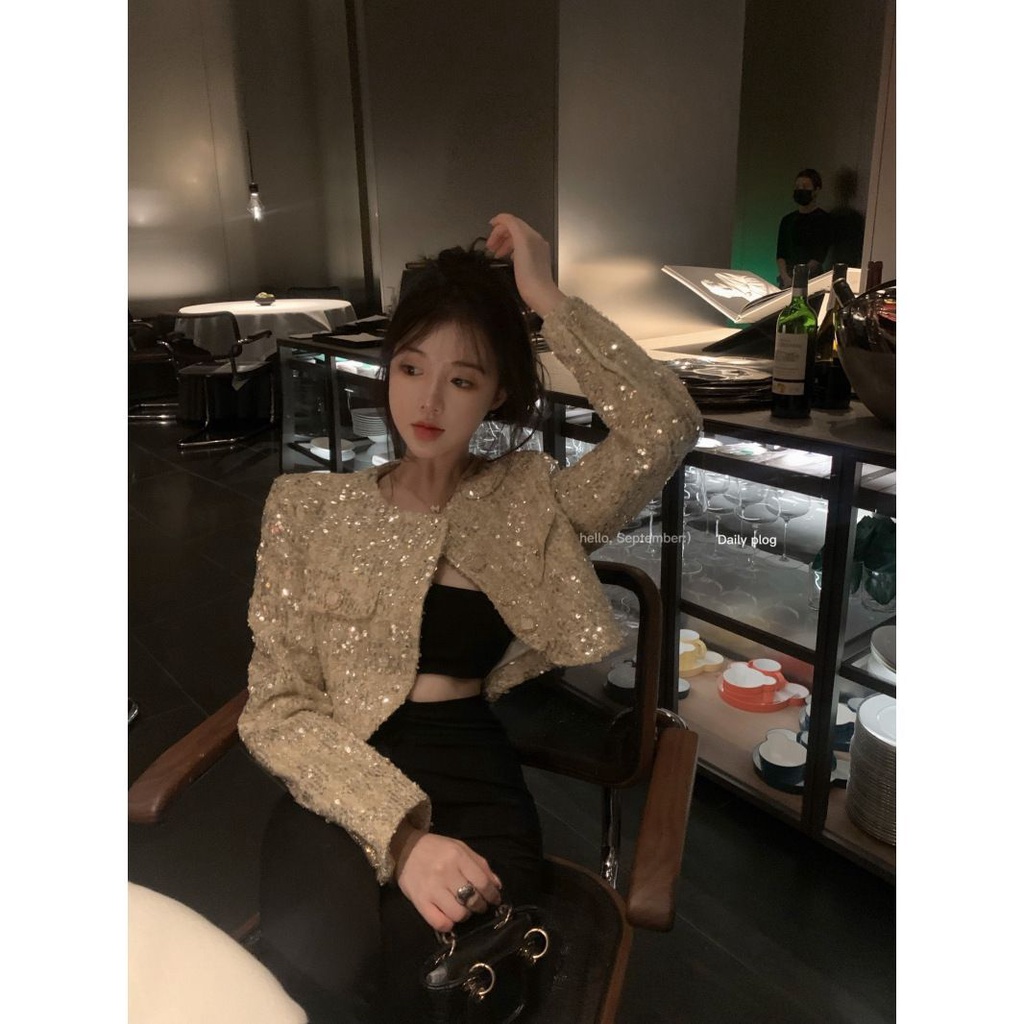 Áo Khoác Ngắn Phong Cách Thời Trang Thu Đông 2023 Mới