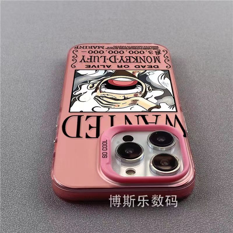 Ốp Điện Thoại Dẻo Họa Tiết Hoạt Hình one piece luffy Mạ Điện Cho Iphone 7p14pro max / iphone13pro12 11