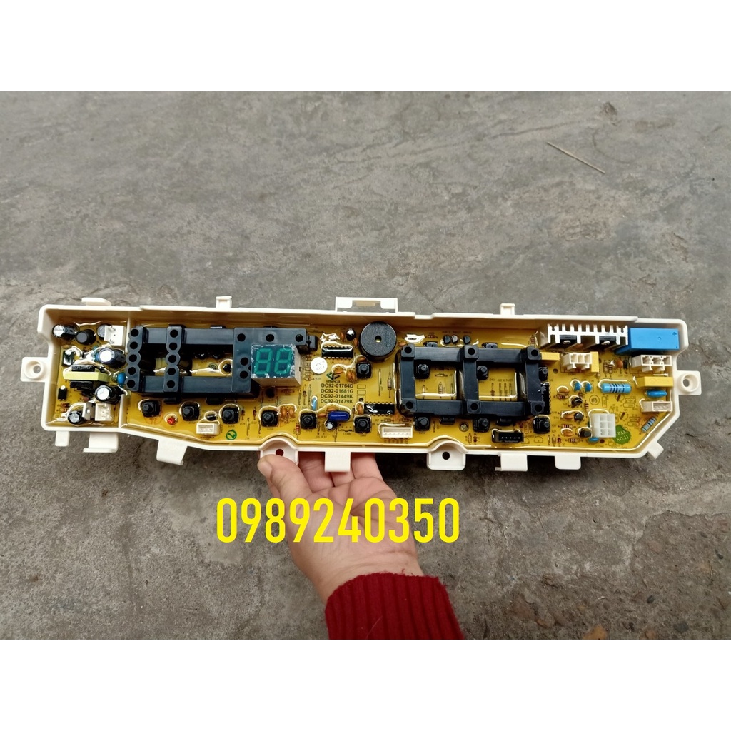 Bo mạch main máy giặt Samsung 13 phím lồng đứng, cửa trên