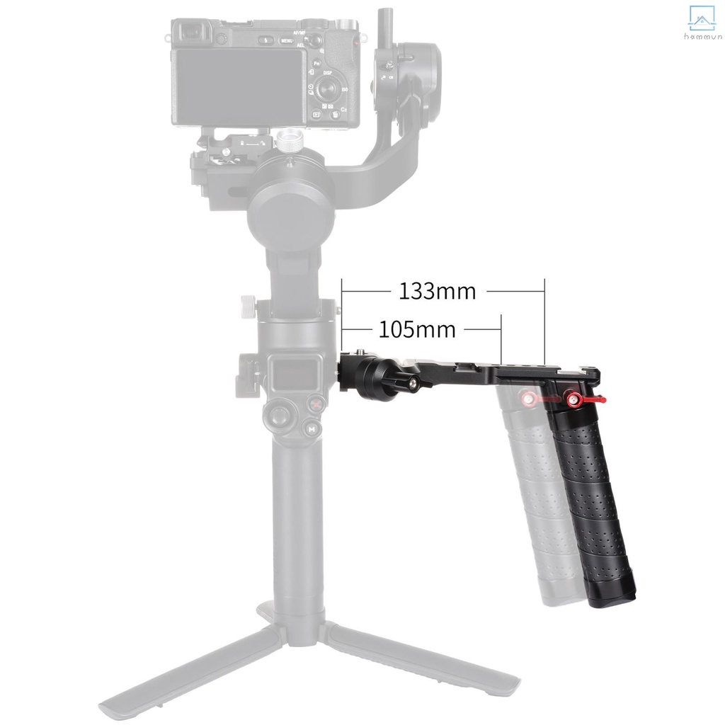 Tay Cầm Nhôm andoer Thông Dụng Với Đế Giày Lạnh 1 / 4 3 / 8 Thay Thế Cho dji ronin s 2 / ronin sc 2 gimble #homevn