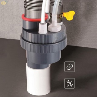 Convenient Kitchen Water Drainer Tee with Front Filter Ideal for Washing Machine