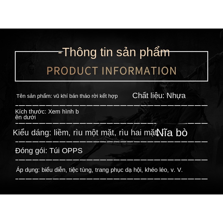 Nĩa Nhựa Rìu Đỏ Trang Trí halloween Cho Người Lớn Và Trẻ Em f6qu