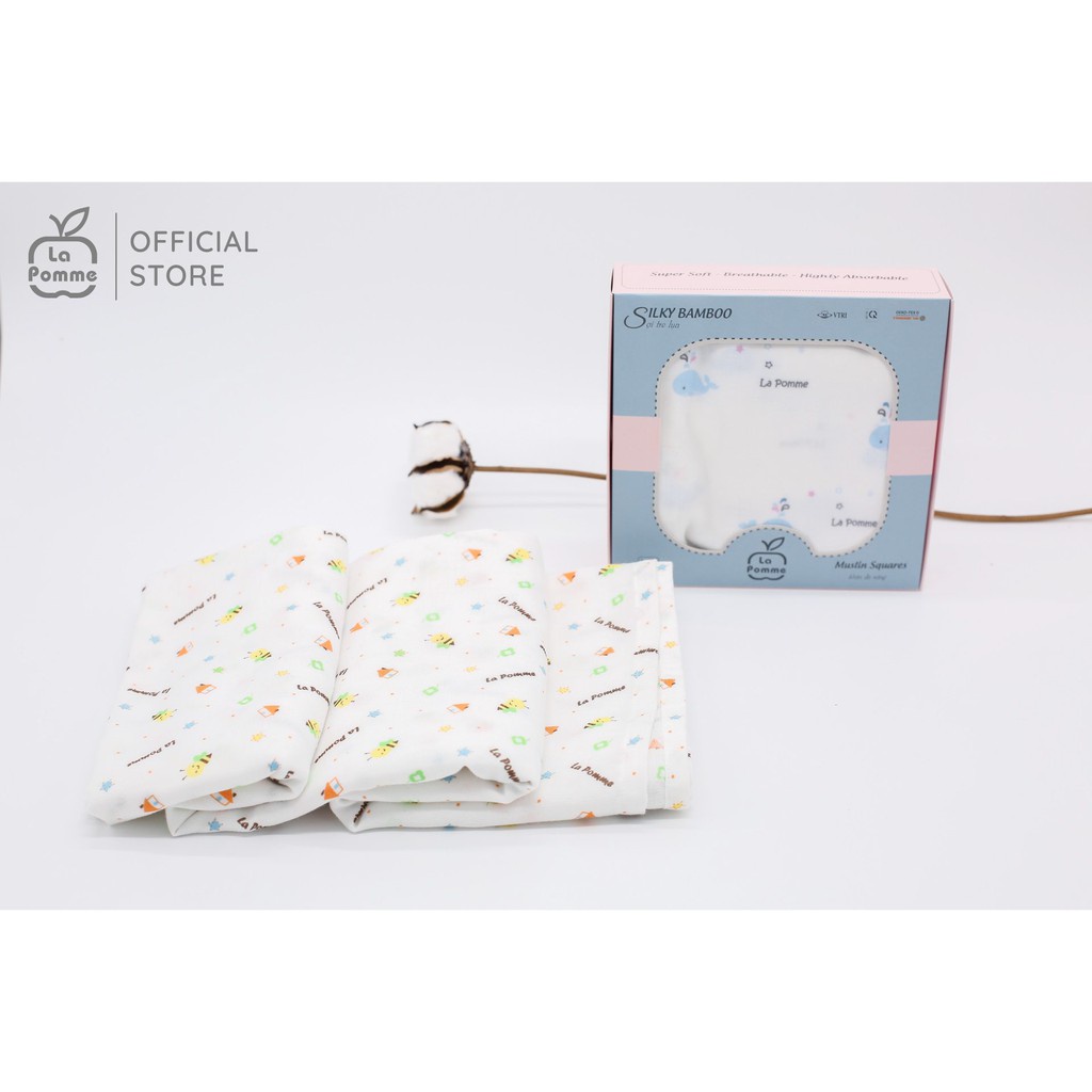La Pomme - K003 Khăn đa năng sợi tre lụa  La Pomme LP