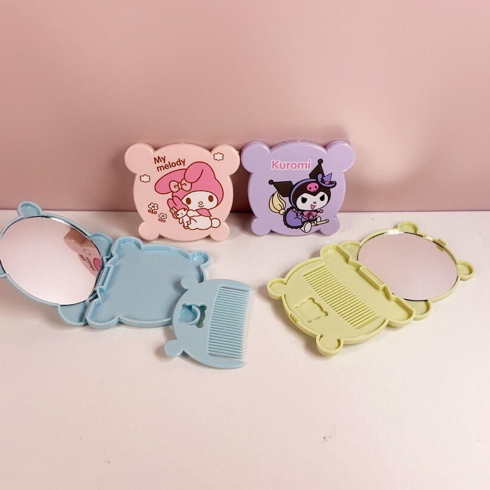 Dans Bộ Gương Trang Điểm mini Kèm Lược Làm Quà Tặng Cho Bé