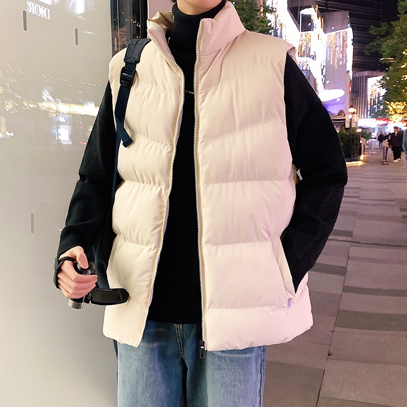 Áo Khoác Phao Sát Nách Chất Liệu Dày Dặn Giữ Ấm Thời Trang Thu Đông Cho Nam size m-5xl Lưng