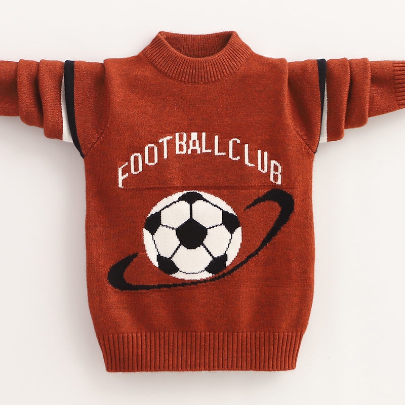 Áo sweater Dệt Kim Dáng Rộng Phong Cách Mới Cho Bé Trai