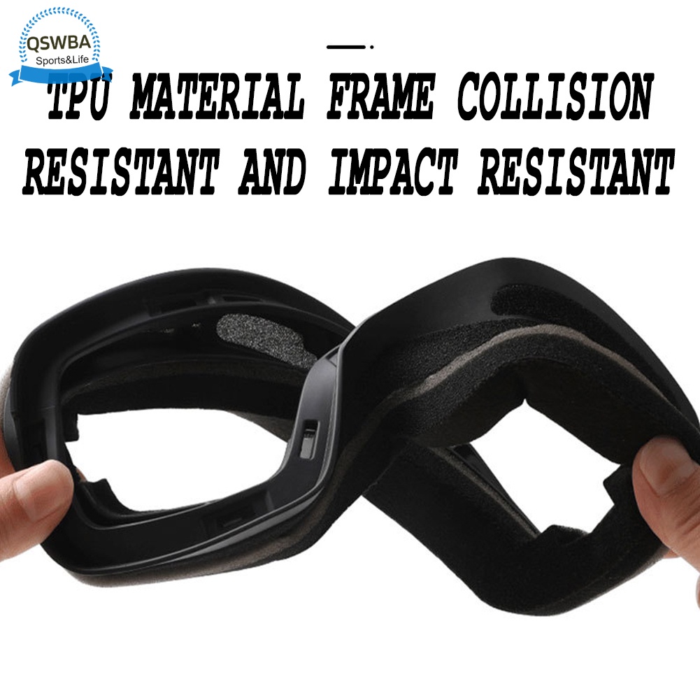 Kính Bảo Hộ Chống Gió Chống Sương Mù Độ Nét Cao Dùng Khi Chơi Thể Thao Trượt Tuyết