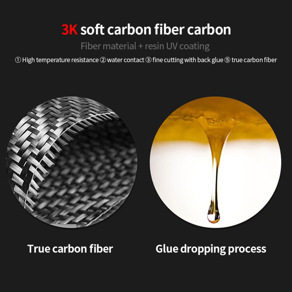 1 Miếng Dán Trang Trí Cửa Xe Hơi Bằng Sợi carbon Cho audi a4 a5 2009-2016 n2s3