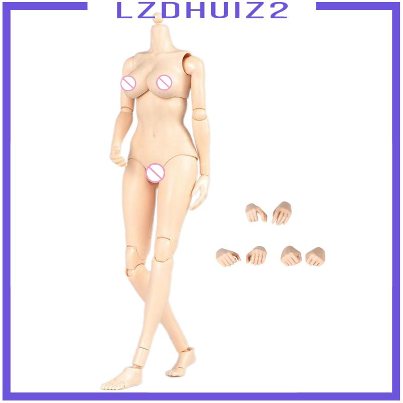 Mô Hình Cơ Thể Búp Bê Nữ Màu Trắng / Lúa Mì 27cm Tỉ Lệ 1: 6