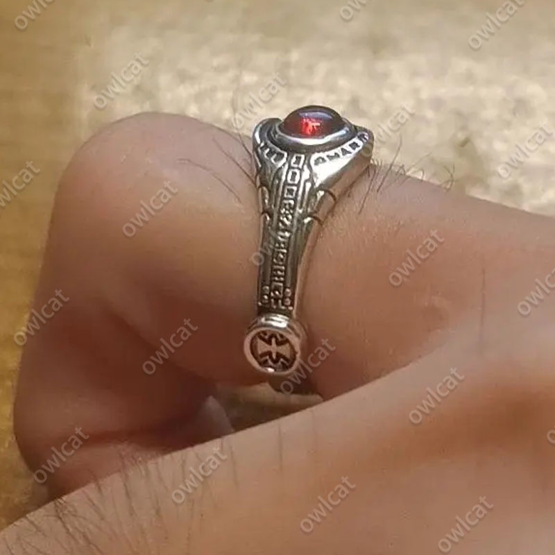 Nhẫn Kamen Rider Kuuga Ring  Size Adjustable With Necklace Masked Rider Belt Style Godai Yusuke Gurongi Packed in Box