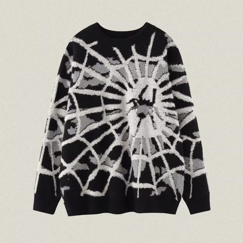 Áo sweater In Hình Người Nhện Thời Trang Thu Đông Cho Cặp Đôi