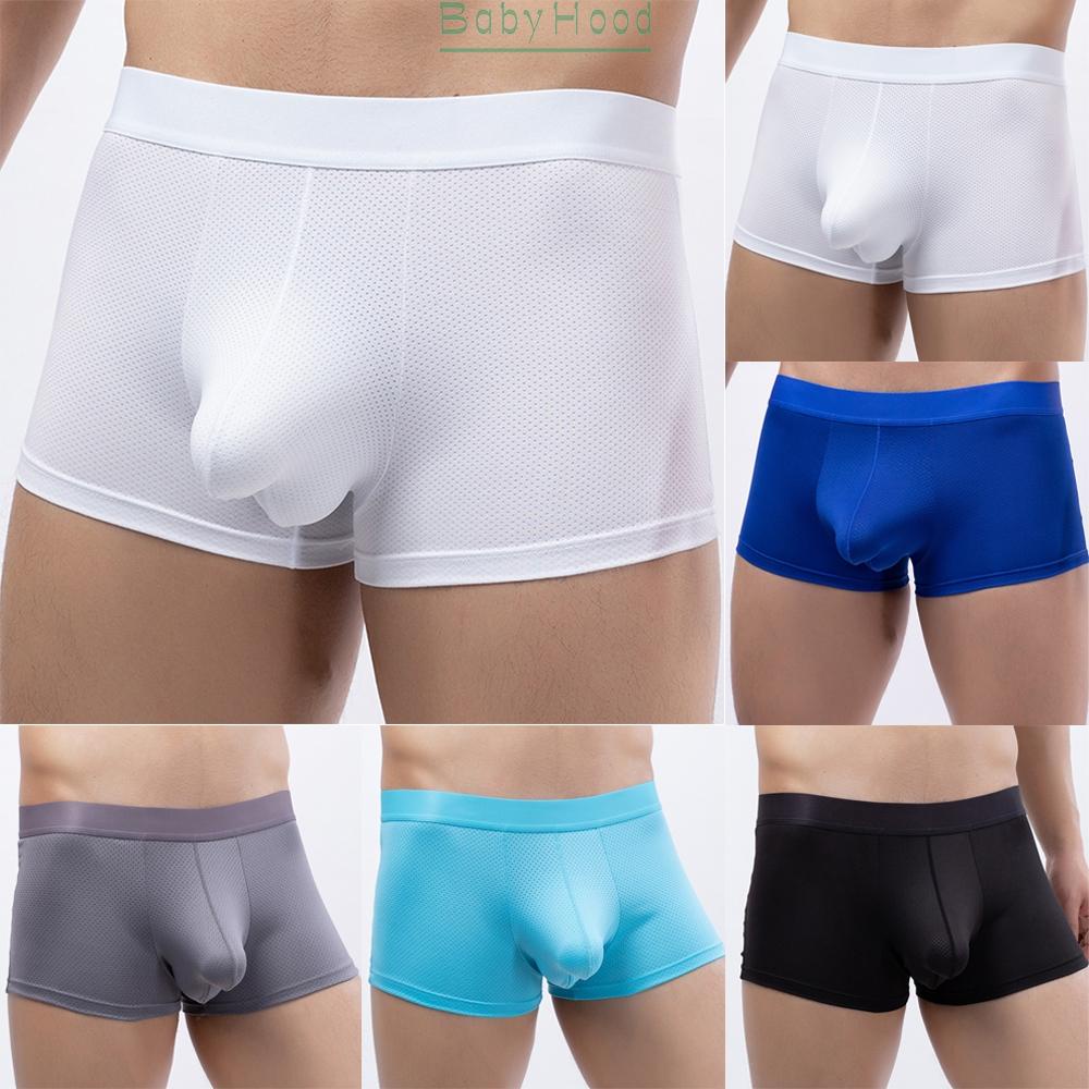 Quần Lót Nam boxer Có Túi Thoải Mái Màu Trơn#BBHOOD