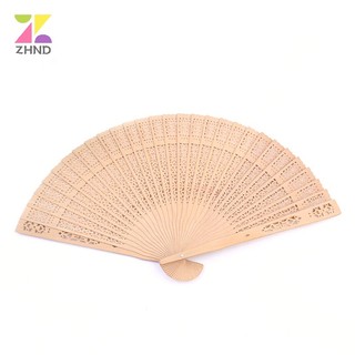 Zhuzhengde Quạt Tre Cầm Tay Chạm Khắc Cổ Điển Chính Hãng Cho Cô Dâu Trong Tiệc Cưới Đẹp 1pc