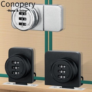 Conopery ổ khóa mật khẩu bằng hợp kim kẽm không cần đục lỗ cho cửa kính / tủ đồ dùng